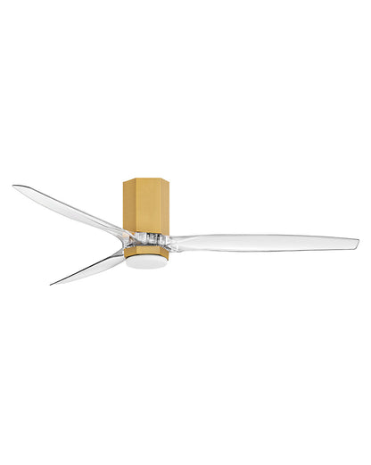 Facet 60" LED Smart Fan Indoor/Outdoor Heritage Brass HIRO Control - 6 Speed Reversing 905860FHB-LDD