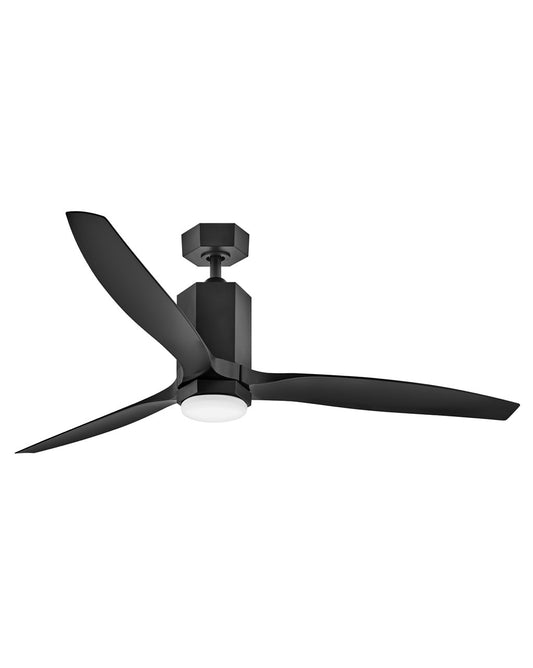 Hinkley Facet 60" LED Dual Mount Fan in Matte Black 905860FMB-LDDK