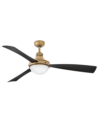 Oliver 62" LED Smart Fan Indoor/Outdoor Heritage Brass HIRO Control - 6 Speed Reversing 905962FHB-LWD