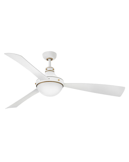 Oliver 62" LED Smart Fan Indoor/Outdoor Matte White HIRO Control - 6 Speed Reversing 905962FMW-LWD