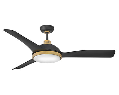 Alba 56" LED Smart Fan Indoor/Outdoor Matte Black HIRO Control - 6 Speed Reversing 906556FMB-LDD