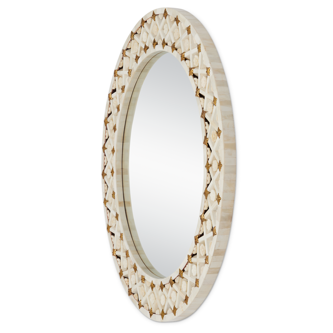 Currey & Co. Ellaria Round Mirror 1000-0136