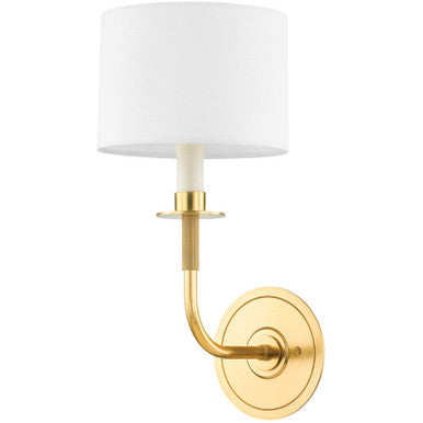 Hudson Valley Lighting Paramus Wall Sconce in Aged Brass 9115-AGB