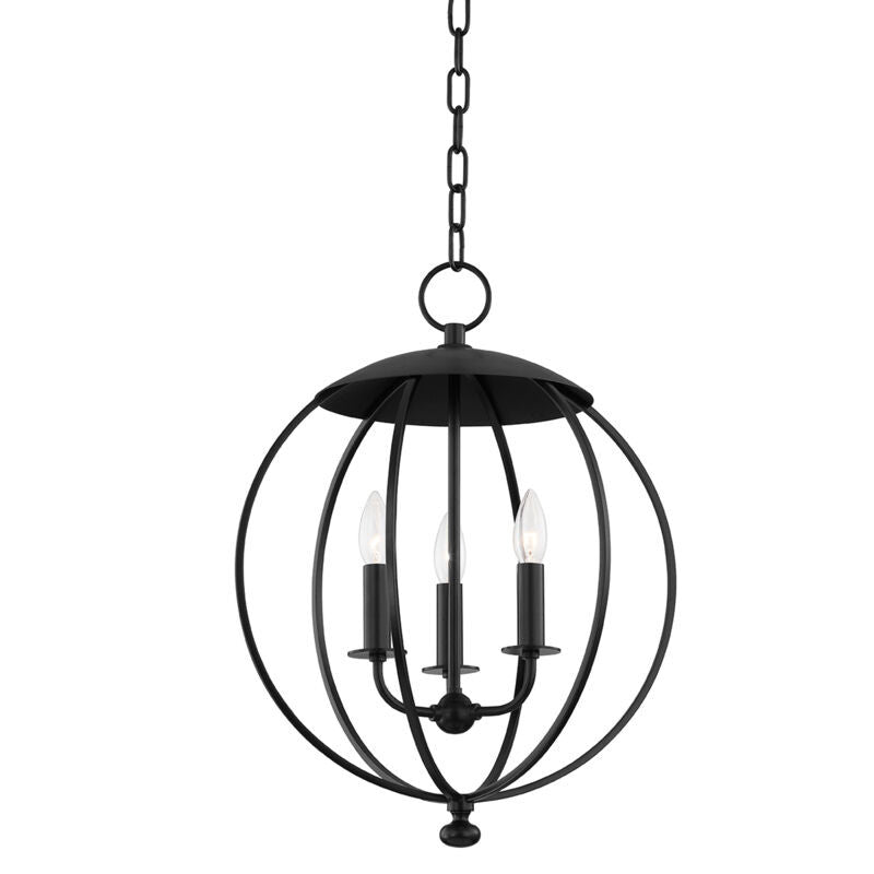 Hudson Valley Lighting Wesley Lantern in Aged Iron 9117-AI