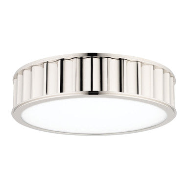 Hudson Valley Lighting Middlebury Flush Mount in Polished Nickel 912-PN