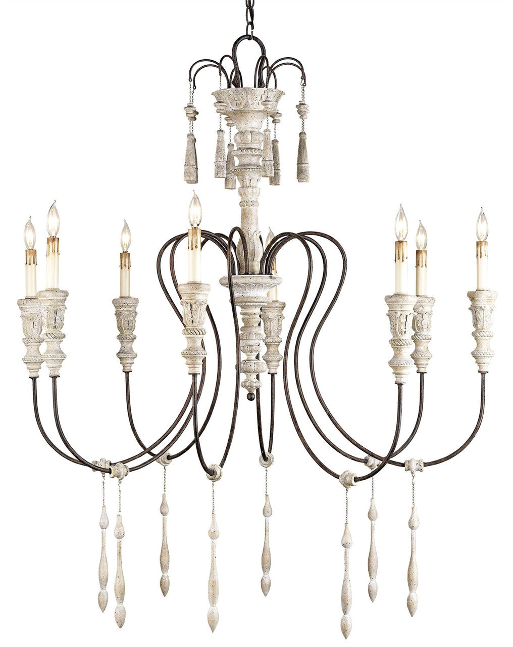 Currey & Co. Hannah Medium Chandelier 9120