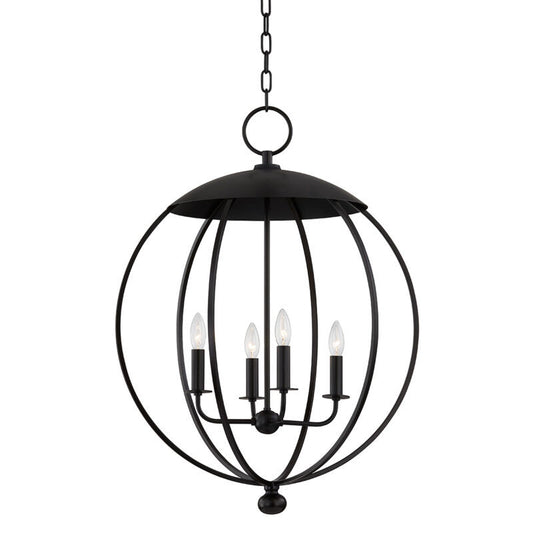 Hudson Valley Lighting Wesley Lantern in Aged Iron 9124-AI