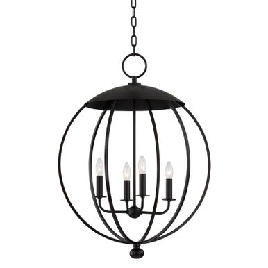 Hudson Valley Lighting Wesley Lantern in Aged Iron 9124-AI