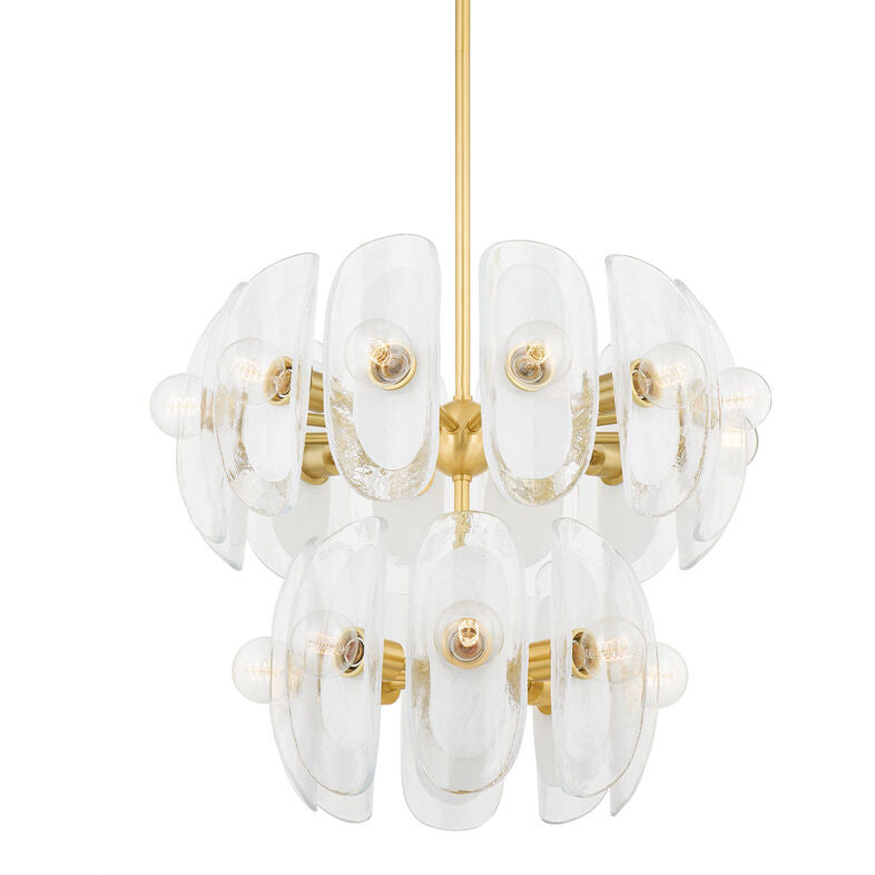 Hudson Valley Lighting Hilo Chandelier in Aged Brass 9131-AGB