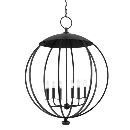 Hudson Valley Lighting Wesley Lantern in Aged Iron 9132-AI