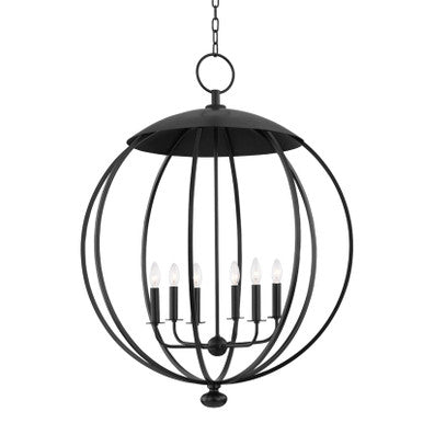 Hudson Valley Lighting Wesley Lantern in Aged Iron 9132-AI