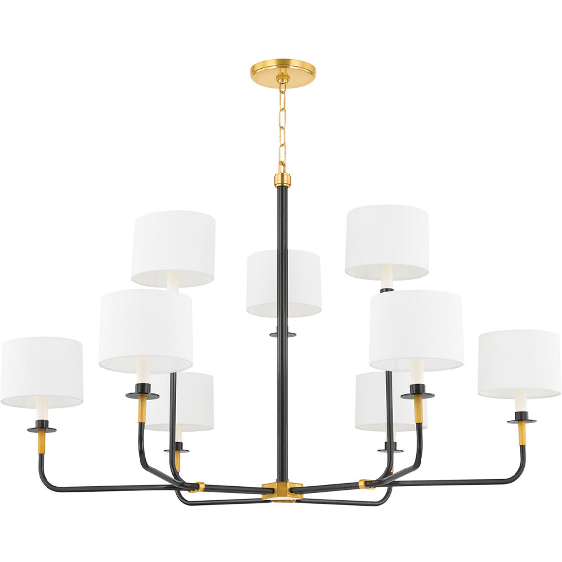 Hudson Valley Lighting Paramus Chandelier in Aged Old Bronze 9148-AOB