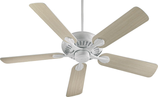 Quorum Pinnacle Ceiling Fan in White 91525-6