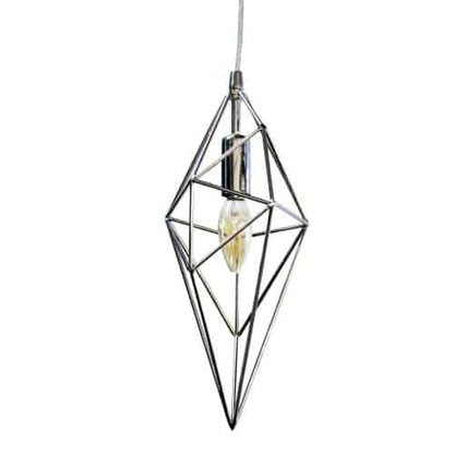 Dainolite 1 Light Incandescent Pendant, Polished Chrome Finish 918-1P-PC