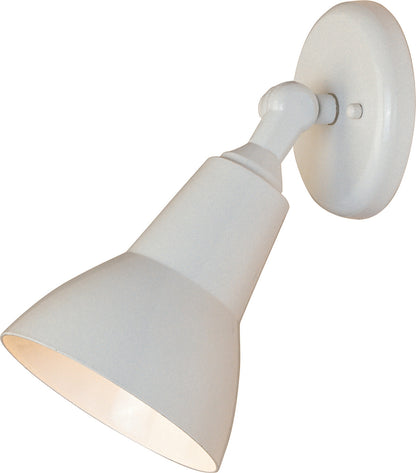 Maxim Spots 1-Light Outdoor Wall Mount in White 92007WT