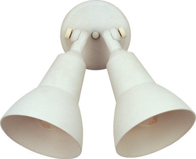 Maxim Spots 2-Light Outdoor Wall Mount in White 92008WT