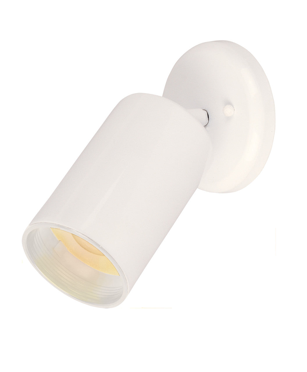 Maxim Spots 1-Light Can Wall/Flush Mount in White 92010WT