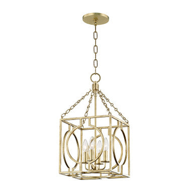 Hudson Valley Lighting Octavio Lantern in Gold Leaf 9214-GL