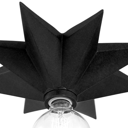 Crystorama Astro 1 Light Black Wall Mount 9230-BK