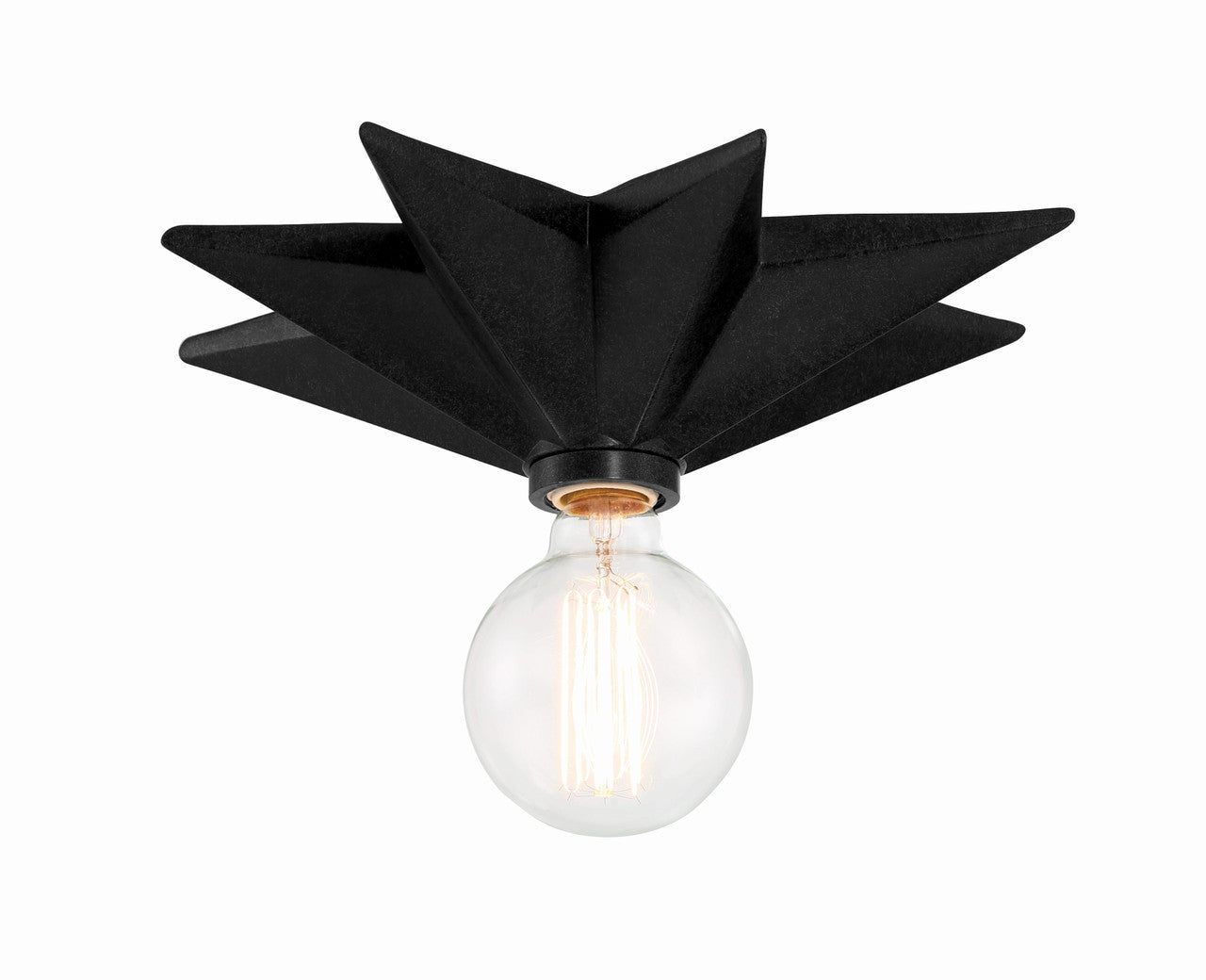 Crystorama Astro 1 Light Black Ceiling Mount 9230-BK_CEILING