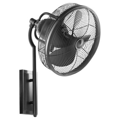 Quorum Veranda Patio Fan in Matte Black 92413-59