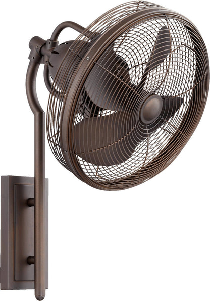 Quorum Veranda Patio Fan in Oiled Bronze 92413-86