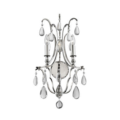 Hudson Valley Lighting Crawford Wall Sconce in Polished Nickel 9302-PN