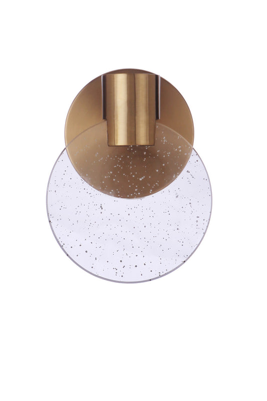 Craftmade Glisten 1 Light LED Wall Sconce in Satin Brass15106SB-LED