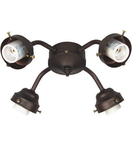 Craftmade Universal 4 Light Fitter in Oiled Bronze F400-OB-LED