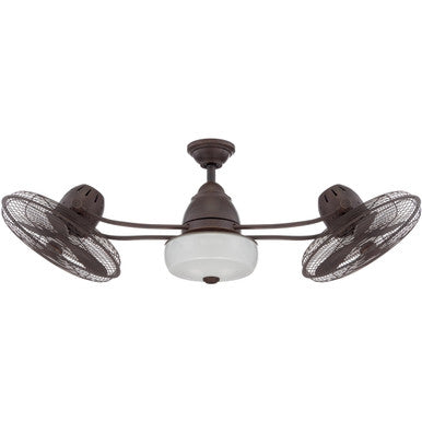 Craftmade Ceiling Fan 48" Bellows II Indoor/Outdoor (Damp) in Aged Bronze Textured w/ Aged Bronze Blades BW248AG6