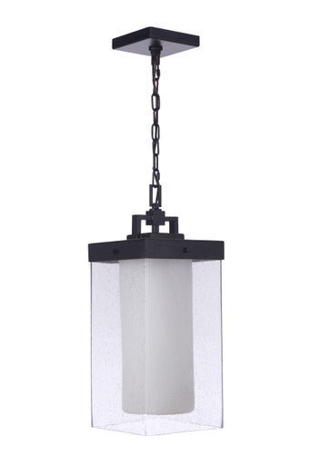 Craftmade Hayner 1 Light Outdoor Pendant in Midnight ZA5621-MN