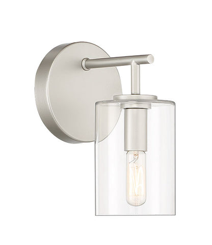 Craftmade Hailie Wall Sconce 1  Light  Satin Nickel in Satin Nickel 55661-SN