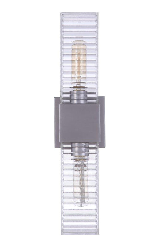 Craftmade Ridge Outdoor Lantern 2  Light  Satin Aluminum in Satin Aluminum ZA4500-SA