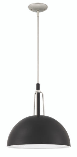 Craftmade Kahn 1 Light Outdoor Pendant, Midnight / Satin Aluminum in Midnight / Satin Aluminum ZA4921-MNSA