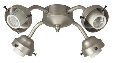 Craftmade Universal 4 Light Fitter in Brushed Satin Nickel F400-BN-LED