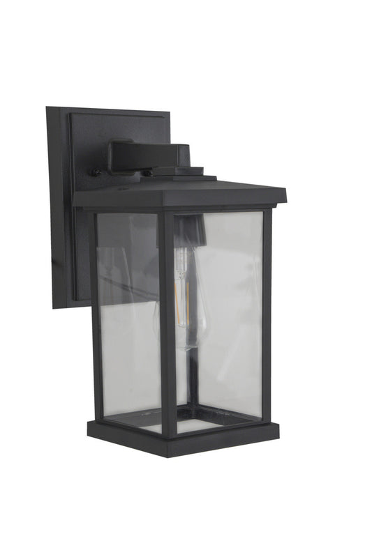 Craftmade Resilience 1 Light Outdoor Lantern in Textured Black ZA2414-TB-C