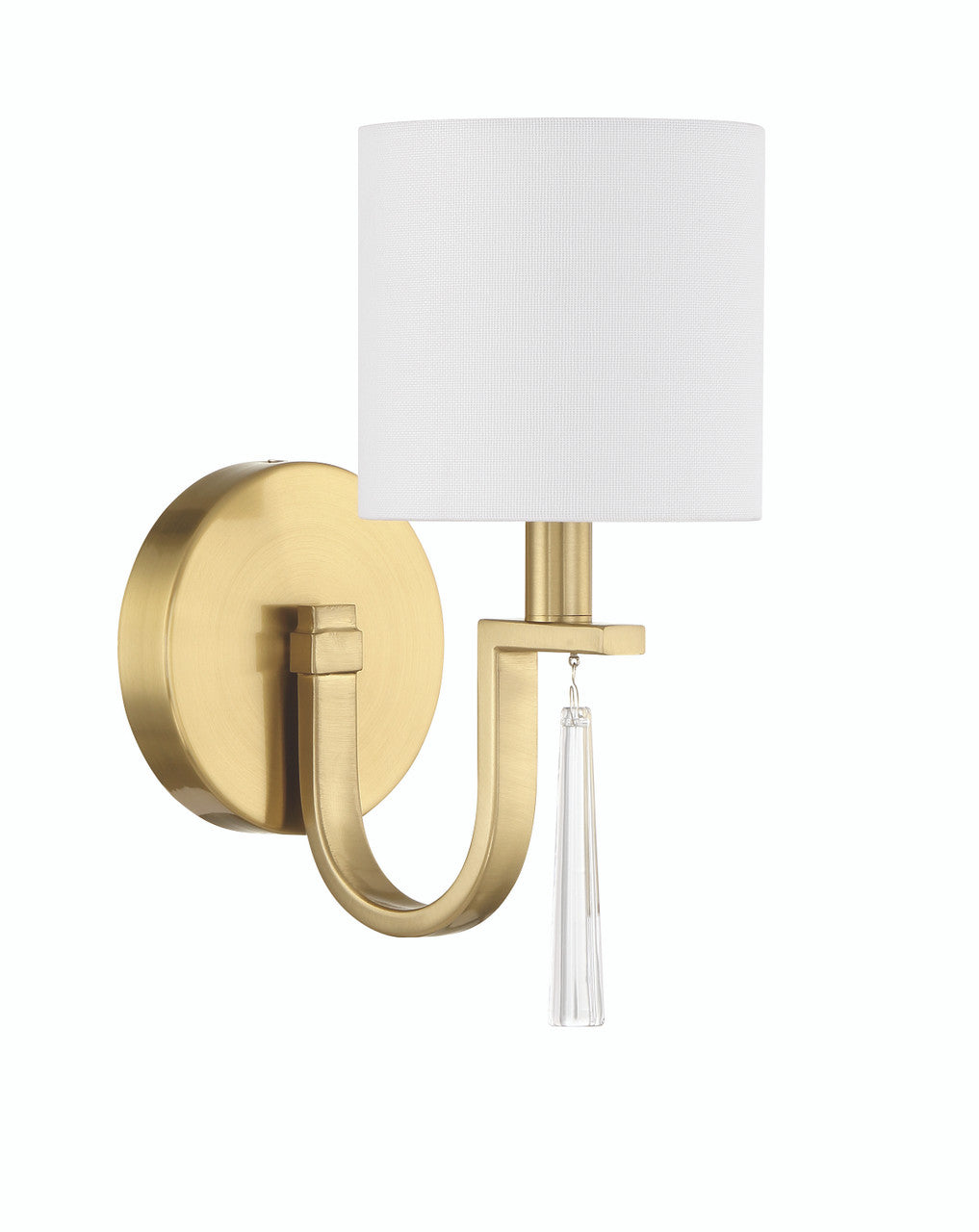 Craftmade Fortuna 1 Light Wall Sconce in Satin Brass 58261-SB