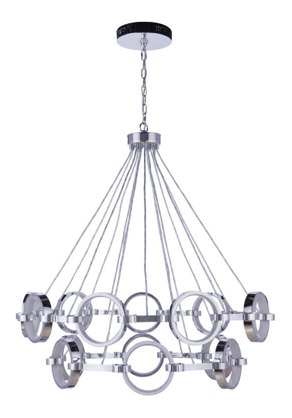 Craftmade Context 15 Light LED Chandelier in Chrome 59315-CH-LED