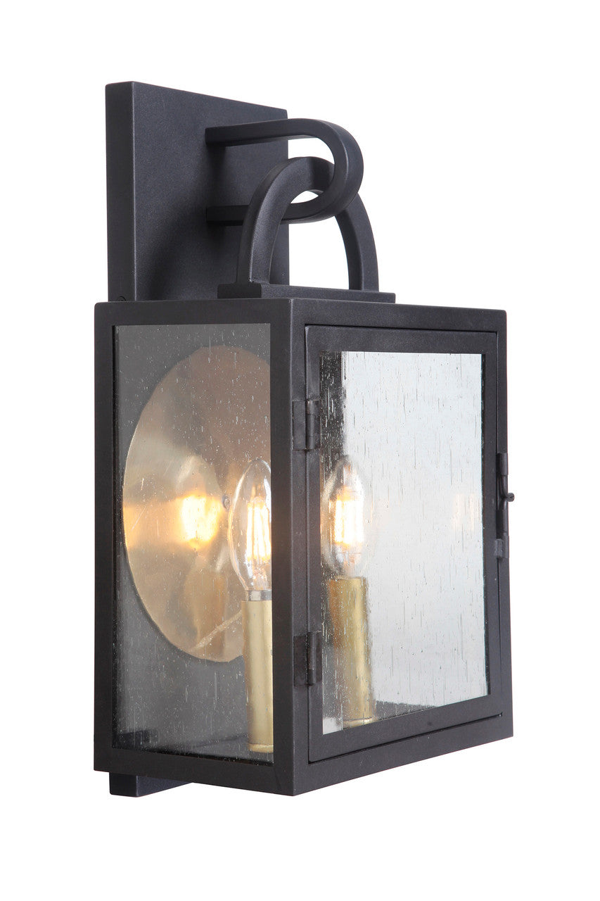 Craftmade Med Pocket Sconce in Matte Black ZA1612-TB