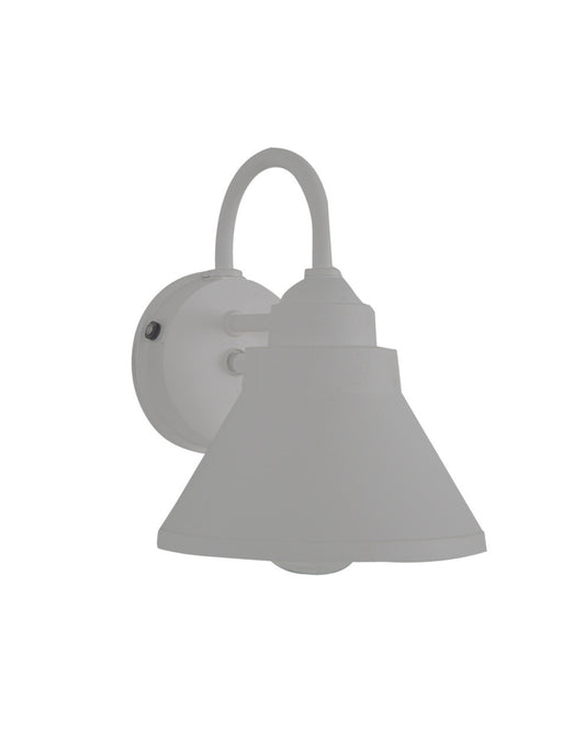 Craftmade Resilience 1 Light Outdoor Lantern with Motion Sensor in Textured White ZA6304PM-TW