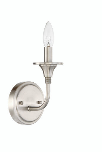 Craftmade Jolenne 1 Light Wall Sconce in Brushed Polished Nickel 57061-BNK