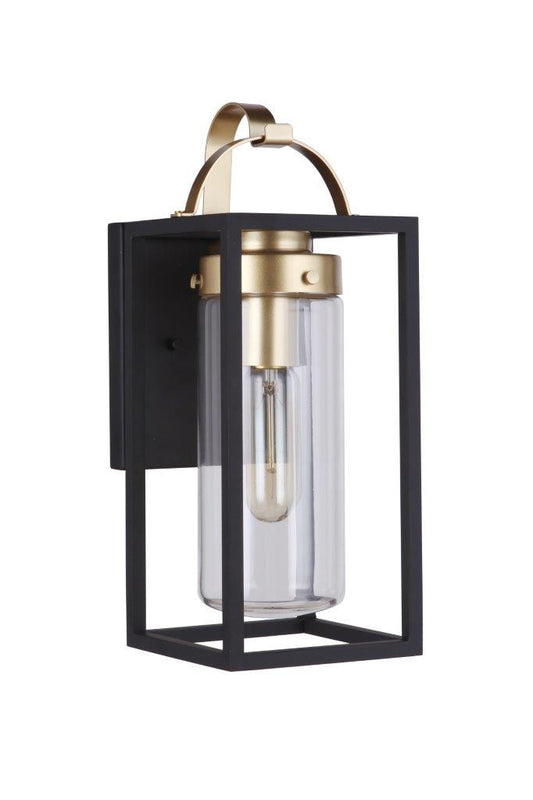 Craftmade Neo Outdoor Lantern in Midnight Satin Brass ZA4804-MNSB