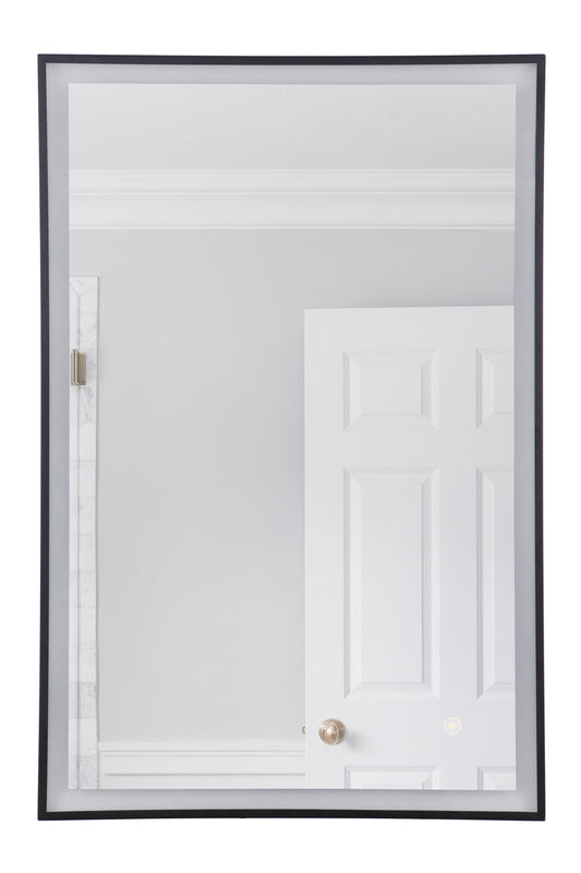 Craftmade 24" x 36" Black Frame LED Mirror wth Defogger and Dimmer, 3000K/4000K/5000KMIR113-FB