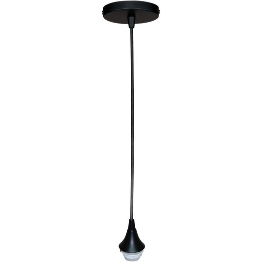 Craftmade 1 Light Mini Pendant Hardware in Matte Black CPM-MBK