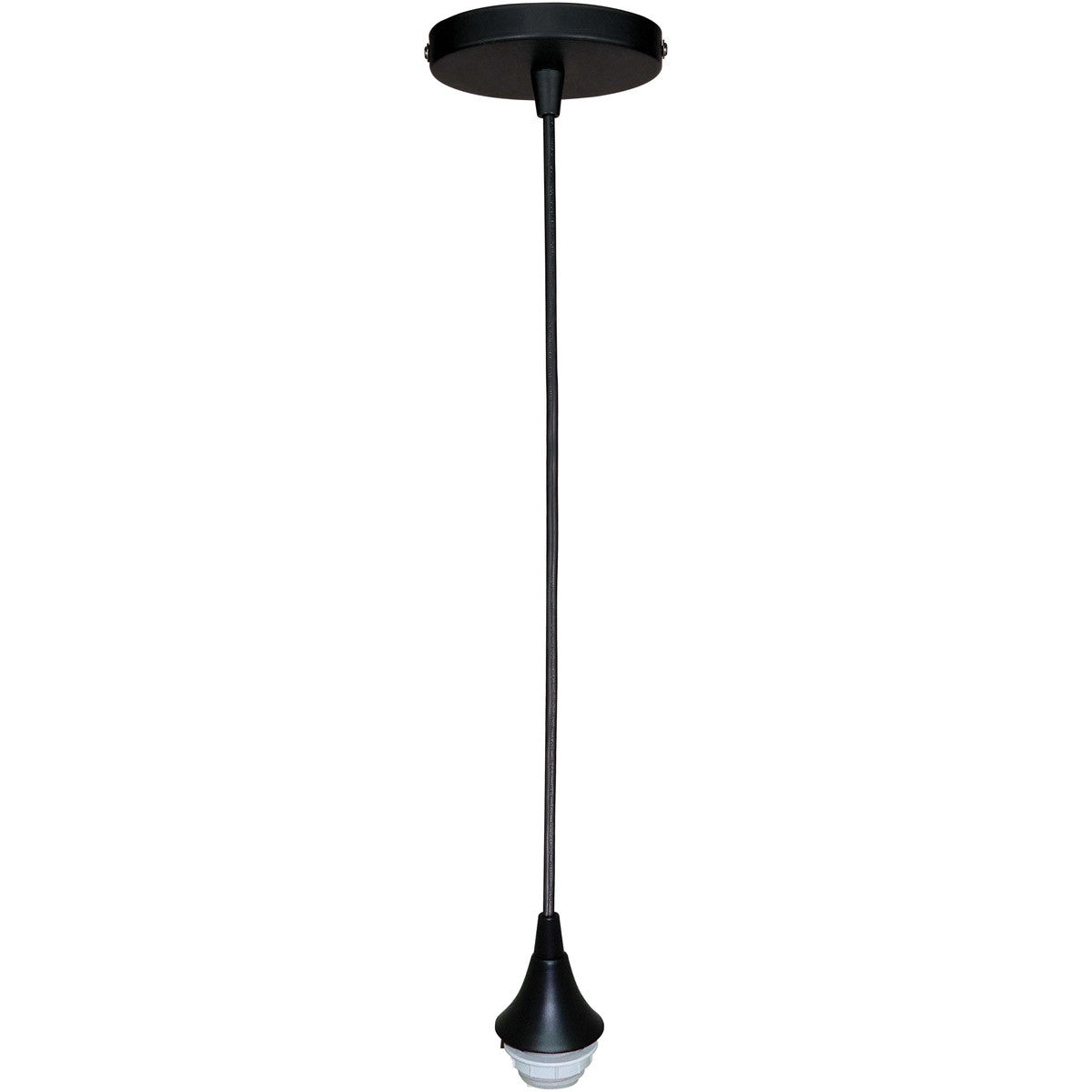 Craftmade 1 Light Mini Pendant Hardware in Matte Black CPM-MBK