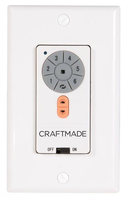 Craftmade IDC2 6-Speed Wall Control, Up-light, Down-light and Reverse functions IDC2-WALL