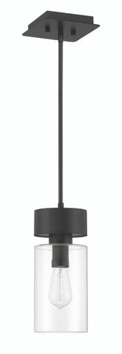 Craftmade Bennet 1 Light Outdoor Pendant in Midnight ZA5321-MN