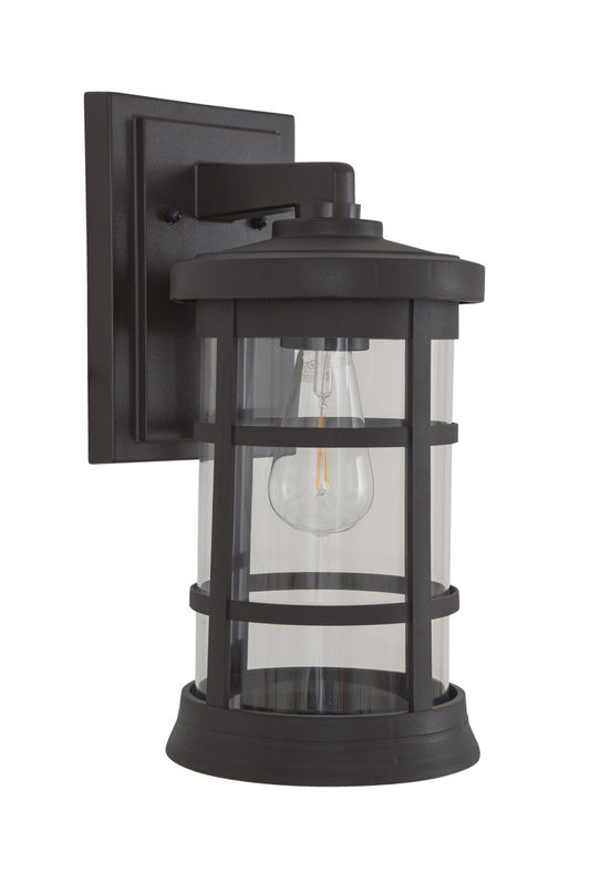 Craftmade Resilience Large Outdoor Lantern in Bronze, Clear Lens ZA2314-BZ-C