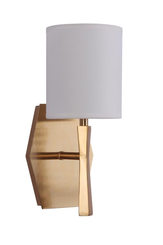 Craftmade Chatham 1 Light Vanity - SB in Satin Brass 16005SB1