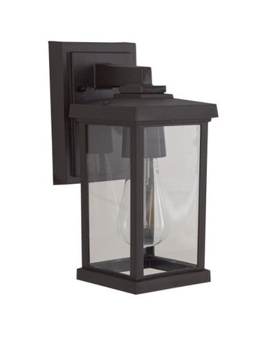 Craftmade Resilience 1 Light Outdoor Lantern in Bronze ZA2404-BZ-C